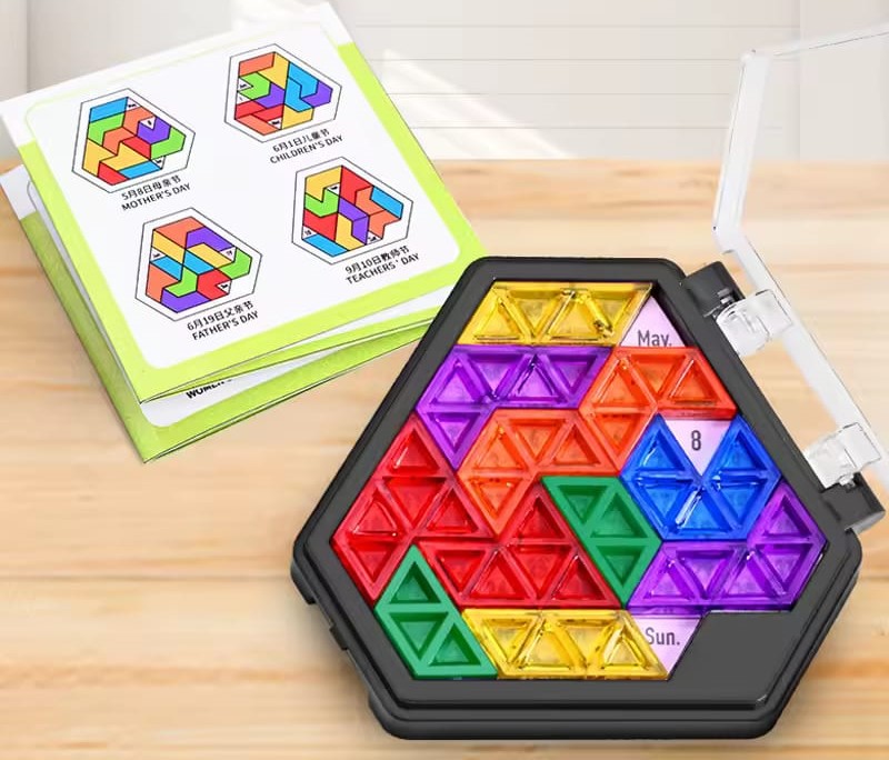Calendar Tangram Puzzle